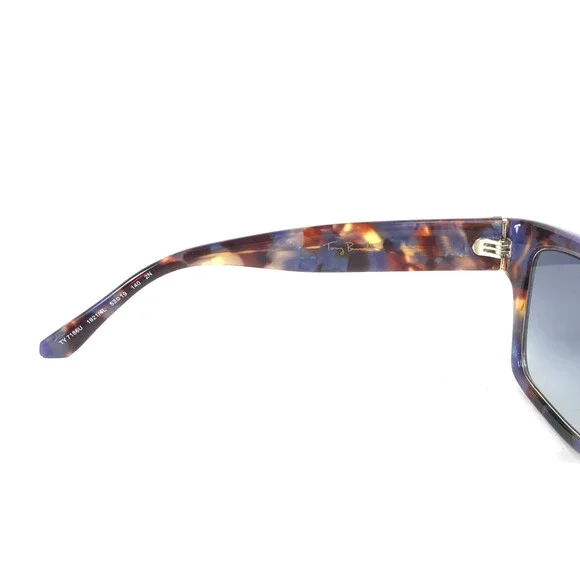 Tory Burch Sunglasses TY7186U 1921/4L Blue Pearl Tortoise Frame w/ Blue Gradient - Picture 10 of 12